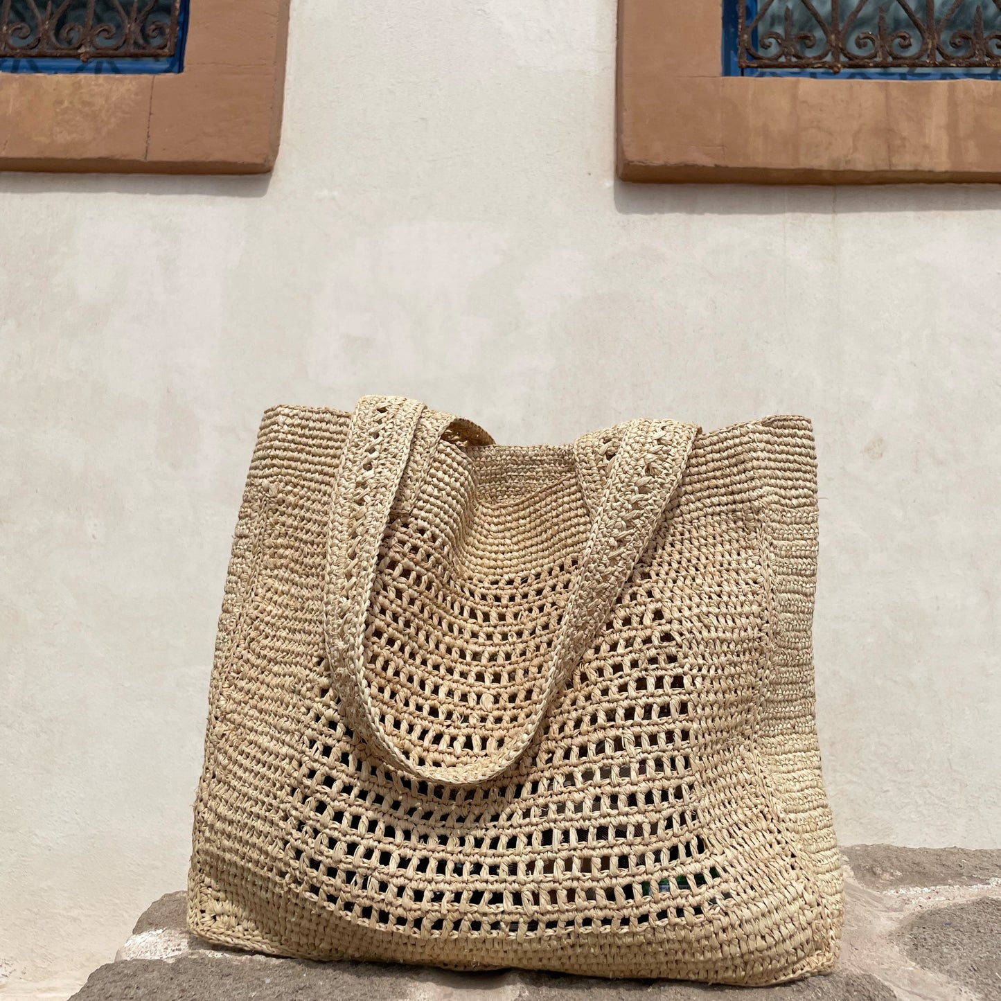 Sac fillet en raphia, Tsingy