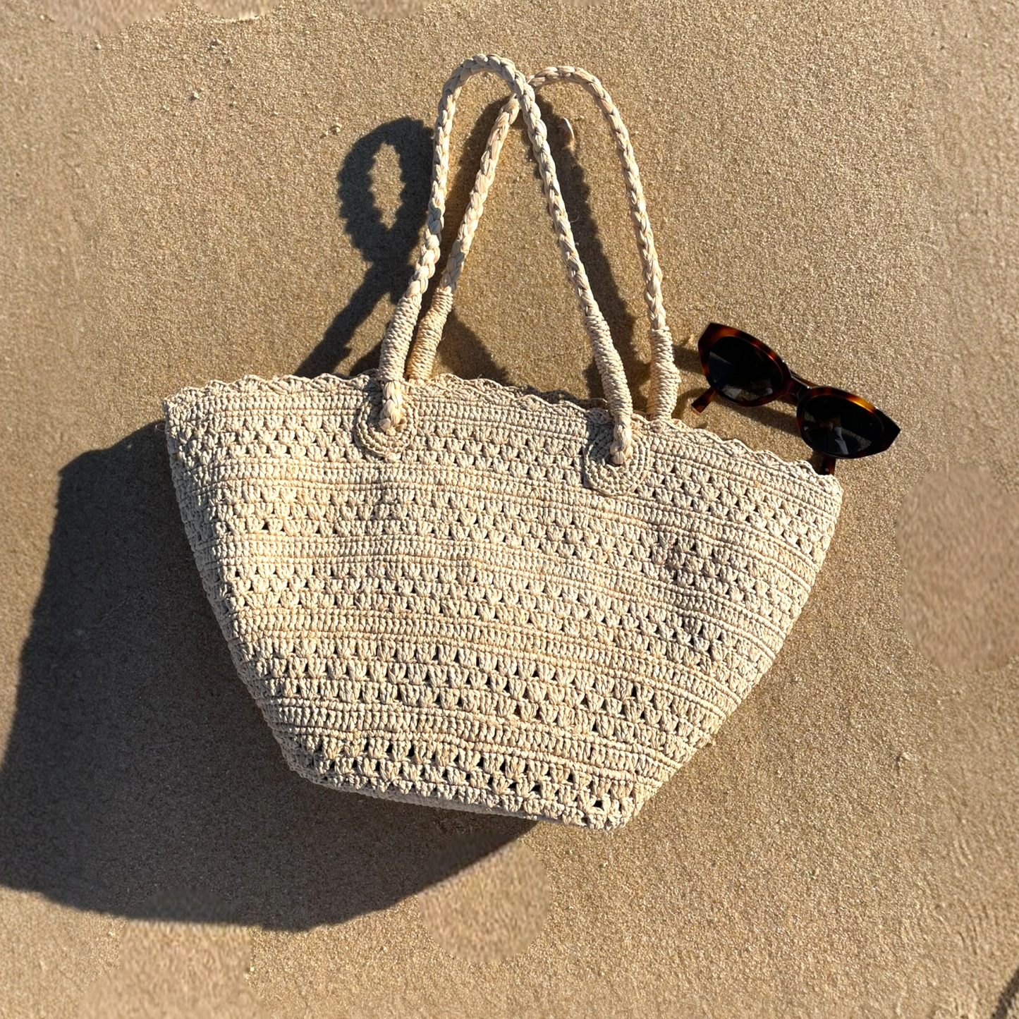 Panier Moon, couleur naturelle, taille M