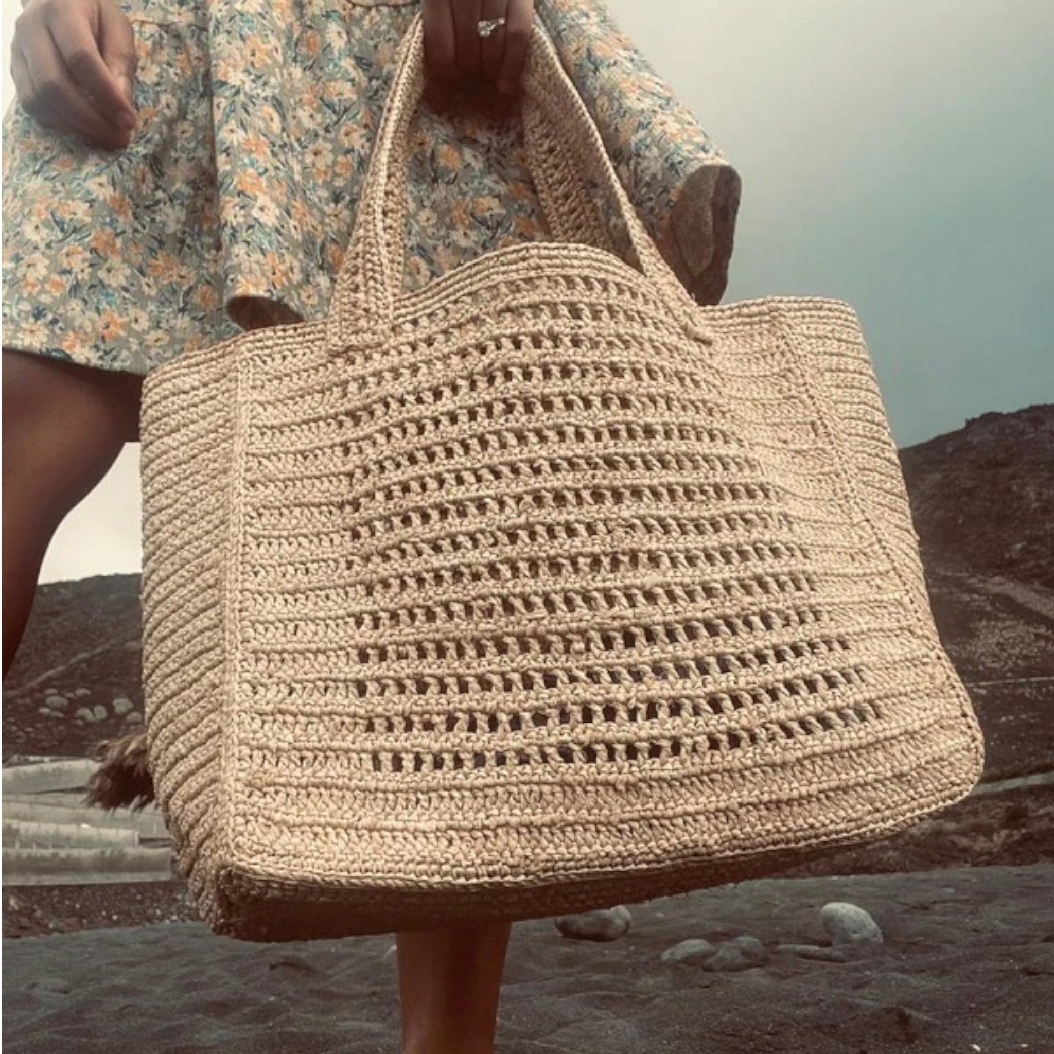 Sac en raphia Tsingy
