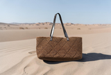 Panier en raphia, Ambre