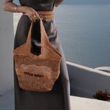 Panier en raphia Chloé